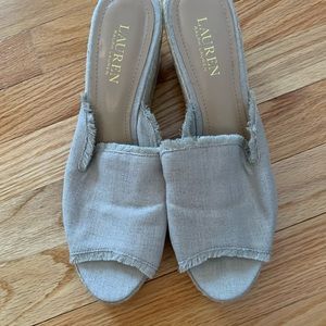 Ralph Lauren linen sandals